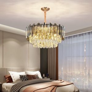 【Free Bulb+Free Gift】Ceiling Light Luxury Ceiling Chandelier Hotel Lobby Living Room Berturdroom Led Lighting