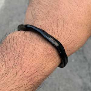 Gelang Akar Bahar Hitam Model C Minimalis