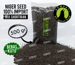 SEMPATI NIGER SEED 500GR CAMPURAN UNTUK PAKAN KENARI BLACKTHROAT RED SISKIN