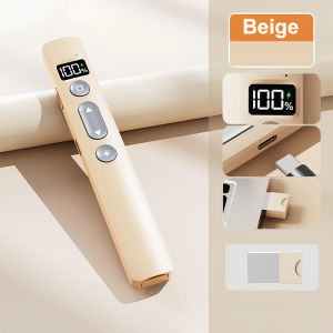 Multifunctional All-in-One Remote Control with Type-C Digital Display Page Turner Ideal for Teaching Conferences and Presentations