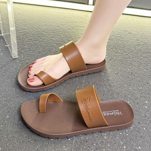 Free Shipping New Casual Flat Sandals For Women Comfortable Slip-On Slippers Versatile Beach Sandals Home And Outdoor Wear WomenS Sandals