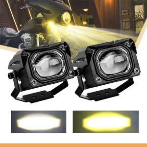 Mini driving light V7 Pro 40w high/low beam white yellow LED headlights Korea LED chip Spotlight For Trucks 4X4 4WD SUV