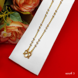 สร้อยคอสองกษัตริย์ คละแบบ 2k  ความยาว 1618 นิ้ว ใส่ได้ทุกโอกาส ใส่อาบน้ำได้ รูปถ่ายจากสินค้าจริง