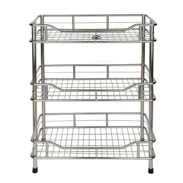 kệ chén đứng 3 tầng inox ống 30cm x 50cm - 40cm x 60cm | Lazada.vn