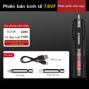 Bộ Dụng Cụ Tuốc Nơ Vít Điện Tử Đa Chức Năng Có Thể Sạc Lại 7.8V
