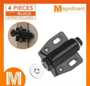 Magnetic Single Push to Open Touch Catch for Kitchen Cupboard Cabinet Door (4 pcs)