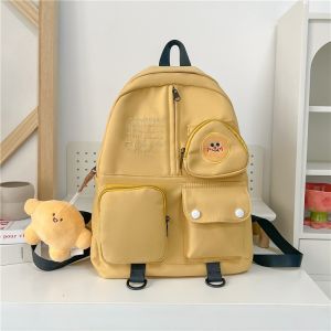 Balo nam nữ phô mai vải chống thấm dễ thương BAG U CHI29