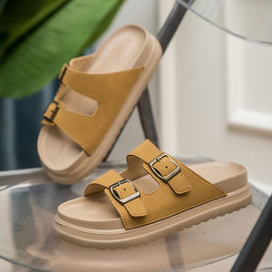 [Free Shipping] Versatile WomenS 2026 Summer New Style Outdoor Half Slippers WomenS Sandals With Thick Soles For Daily Wear