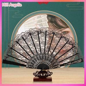 [Hill Angelia] Phong Cách Cổ Điển Ren Gấp Fan Trung Quốc Nhật Bản Mô Hình Nghệ Thuật Thủ Công Quà Tặng Trang Trí Nội Thất