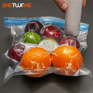 Onetwone Reusable Vacuum food Preservation Bags Kitchen Plastic Bag Cooked Foods Sealing Storage Fresh Keeping Bags for Fruit Vegetable