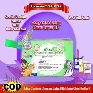 (55 PCS) Dompet KB Custom Free Nama /  souvenir bidan / Dompet kartu kebidanan / dompet bidan muat kartu /dompet ultah /souvenir dompet gratis desain nama dan foto/ Dompet Souvenir Klinik Bidan / Dompet KB Souvenir Bidan / Dompet Bidan Termurah Terlaris