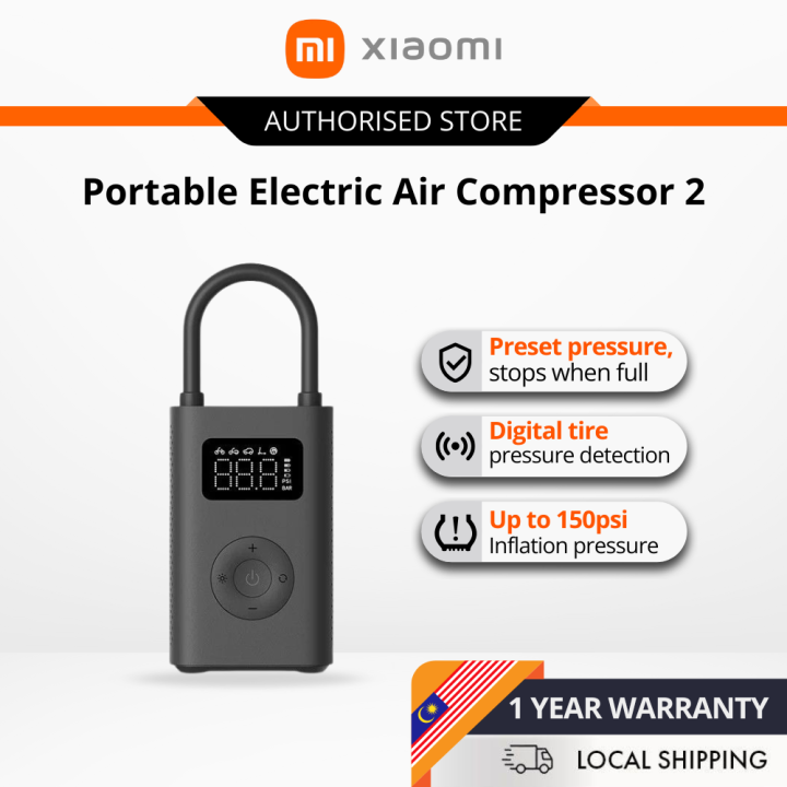 COMPRESOR XIAOMI PORTABLE ELECTRIC AIR COMPRESSOR 2 - miniatura 3