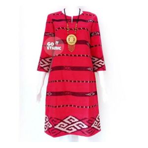 Baju Tenun Dress Etnik