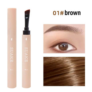 2 IN 1 Eyebrow Cream Gel With Brush Eyebrow Pencil Long-lasting Waterproof Natural Eyebrow Tint