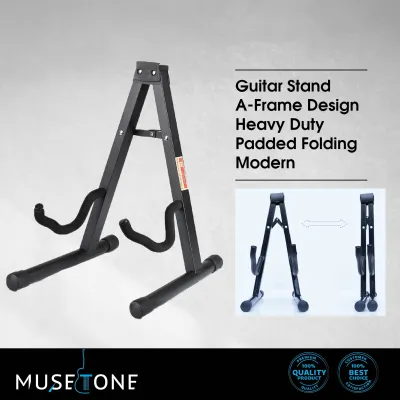 Guitar Stand A-Frame Design Heavy Duty Padded Folding Modern