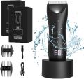 Vrsgs Body Trimmer for Men, Vrsgs Body Trimmer, Electric Body HairTrimmer for Men, Mens Beard and Body HairTrimmer for Pubic Hair, Electric Waterproof Full Body Shaver for Body Groomer (1). 