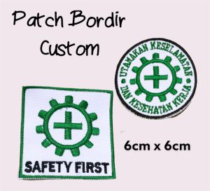 FawnG Handmade - Patch Emblem Bordir K3 / Bordir Safety First