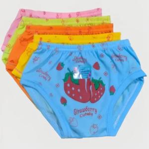 AF-CD STRAWBEY ISI 6 PCS Celana dalam anak perempuan TEBAL DAN LEMBUT CD anak cewek 2-8 tahun GROSIR