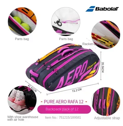 babolat Babolat tennis bag Nadal French Open men s and women s