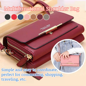 กระเป๋าใส่เหรียญความจุขนาดใหญ่ของผู้หญิง กระเป๋าสตางค์คลัทช์มัลติฟังก์ชั่น - เส้นตรงของราคา