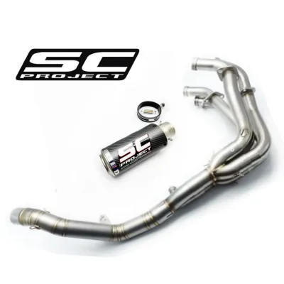 SC Project Exhaust Kawasaki Z900 Full System Piping Manifold Stainless Steel Ekzos Muffler Motor Accessories Z 900