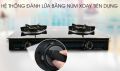 Bếp gas đôi Sakura SA-690GH chính hãng 100% trưng bày Mặt bếp Kính cường lực Đầu đốt Đầu đốt thông thường Kiềng bếp Kim loại phủ men chống dính,. 