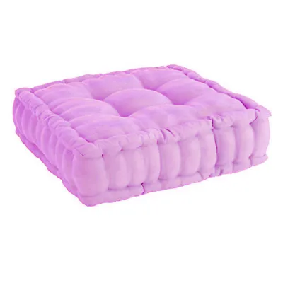 New India Style Square Floor Cushion Large Size 50x50x10CM - Bantal Lesehan Gender Petir Ala India