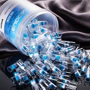 100Pc Disposable Anti-Smo-king Quit Addiction Filters Pipe Reduce Tar Filter Holder Cleaning Container Triple filtratio