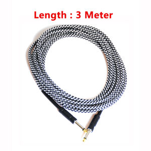 Electric guitar cable wire cord jack line bass electric box audio cable noise reduction cable 3 meters/6 meters