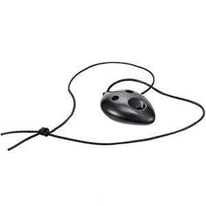 Dễ dàng để tìm hiểu 6 lỗ nhựa Ocarina Ergonomic ngón tay lỗ cho người lớn xách tay nhạc cụ với bao gồm dây