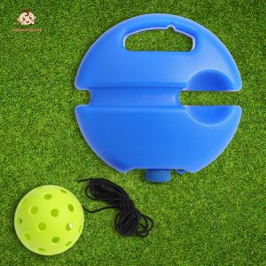 Professional Pickleball Training Tool with Elastic Rope Pickleball Partner Sparring Device Anti-Slip for Kids Adult Beginner