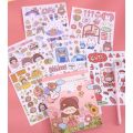 Sổ sticker size 10.5cm, 24 trang, có clip shop tự quay, mã GB21027. 