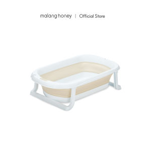 [Malang Honey] Non-slip Baby Foldable Bathtub (Safe Easy Storage & Compact for Newborn to Toddler)