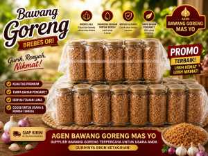 PROMO BAWANG GORENG TOPLES MURNI TANPA TEPUNG 200gr