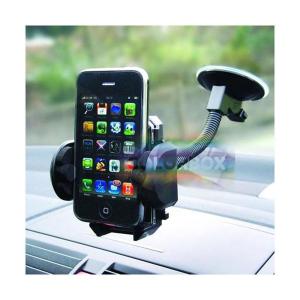 MR 360° Universal Car Holder / Holder Dashboard Mobil Long Neck Version / Universal Phone Holder Mobil Untuk HP Rotasi 360 Derajat / GPS Car Holder Handphone Holder Mobil / Tatakan Hp Mobil / Holder Hp Meja Kantor - Hitam