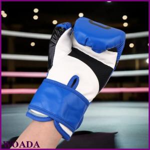 WOADA Kids 6oz Professional Boxing Training Sparring Gloves PU Leather Kids Breathable Muay Thai Punching Karate Training Gloves