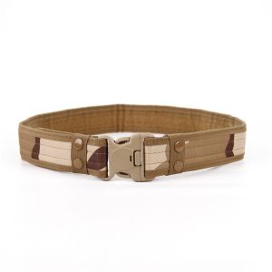 Army Style Combat Belts Quick Release Belt Fashion Men Canvas Waistband Outdoor Hiking Tools 8 Colors