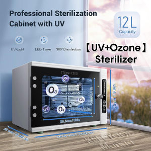 UV Disinfection Cabinet Ozone Baby Bottle Sterilizer Salon Beauty Towel Tools Toothbrush LED Timer Ozone Disinfection Cabinet