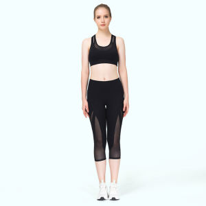 alo yoga Set Pakaian Yoga Belakang Cantik Sensasi anjang Seluar Yoga Kecergasan Bra Yoga Vest Bra Sukan