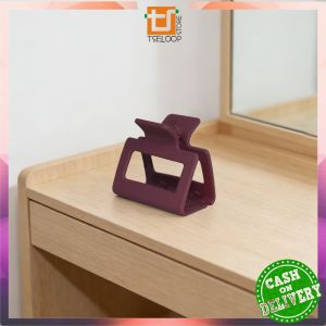 OFM-C1130 Jedai Jepit Rambut Wanita Bahan Plastik Jedai Doff / Jepitan Rambut Model Kotak Polos Clip
