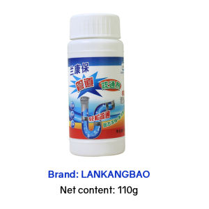 🇸🇬【SG stock】Pipe Dredge Sink Drain Cleaner Drain Clog Remover Toilet Blockage Cleaner 110G Powerful Sink Drain Cleaners Pipe Dredging Agent Kitchen Toilet And Sewer blocking Clean Deodorant Dredge