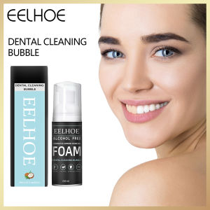 Eelhoe Foam Dental Cleaning Bubble Tooth Paste Whitening Teeth Coconut Oil Bamboo Charcoal Foam Toothpaste For Fresh Mouth And Clean Teeth Stains Alcohol Free 60ml