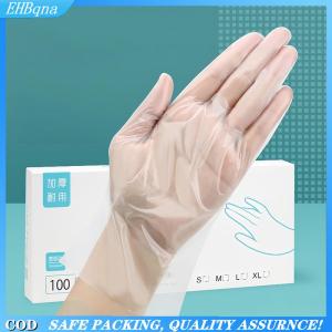 [COD] 50 100pcs Latex Free Gloves TPE Disposable Gloves Transparent Non-Slip Acid Work Safety Food Grade Household Cleaning Gloves