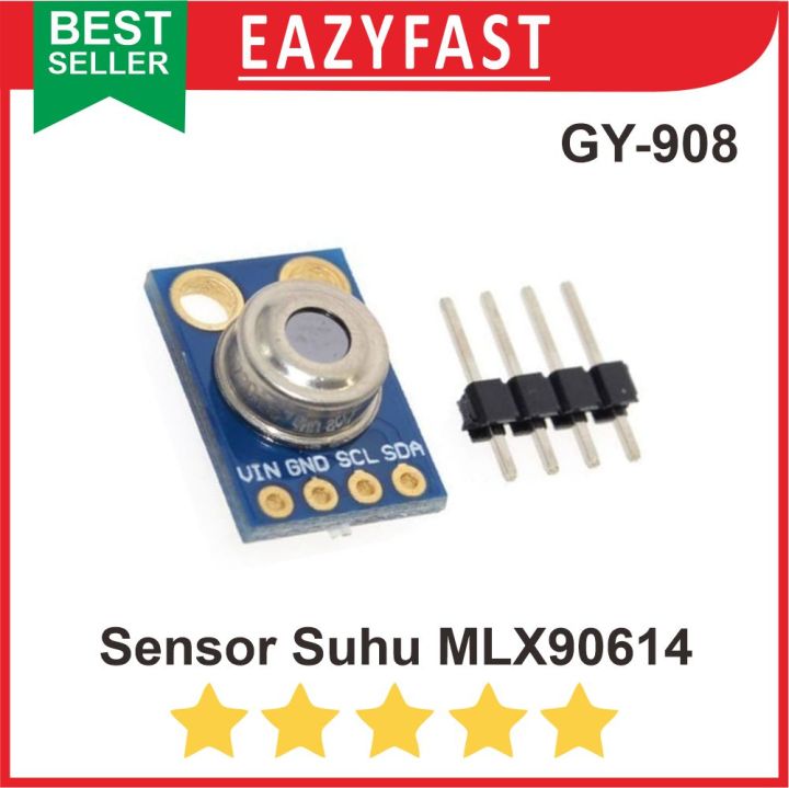GY-906 MLX90614 Temperature Sensor Suhu IR non-Contact Contactless ...