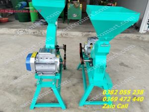 Máy nghiền ngô dạng búa 16 lá siêu nhanh motor 4hp