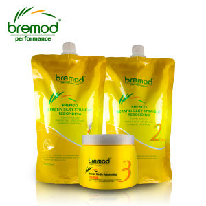 Bremod Silky Rebonding with Bremod Rejuvanating Hair Mask (Bremod Set 123)BR-T012+BR-H033