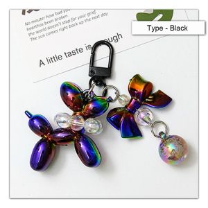 Gantungan Kunci Balon Anjing Jelly Fashion Lucu Liontin Keychain Tas Liontin Ponsel