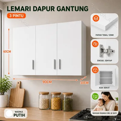 Lemari Dapur Gantung Kichen Set Dapur Lemari Dapur Kitchen Set Lemari Dapur Minimalis (Surabaya)
