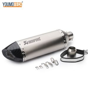 Universal Motorcycle Exhaust Muffler Pipe Escape Moto Vent Tailpipe with Reomoveable DB Killer For Big Bike Superbike er6n z1000 versys 650 ninja 250 z650 z300 Ninja ZX 250 Ninja 400 KTM Duke 200 Duke 390 RC 390 rc200 cfmoto 650nk DUCATI etc