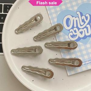 SHENHAO2🎀 Màu bạc kim loại tóc Cá Sấu clip cho cô gái lượn sóng Punk kẹp tóc barrette trang trí phụ nữ Tạo Kiểu Tóc công cụ Phụ kiện tóc